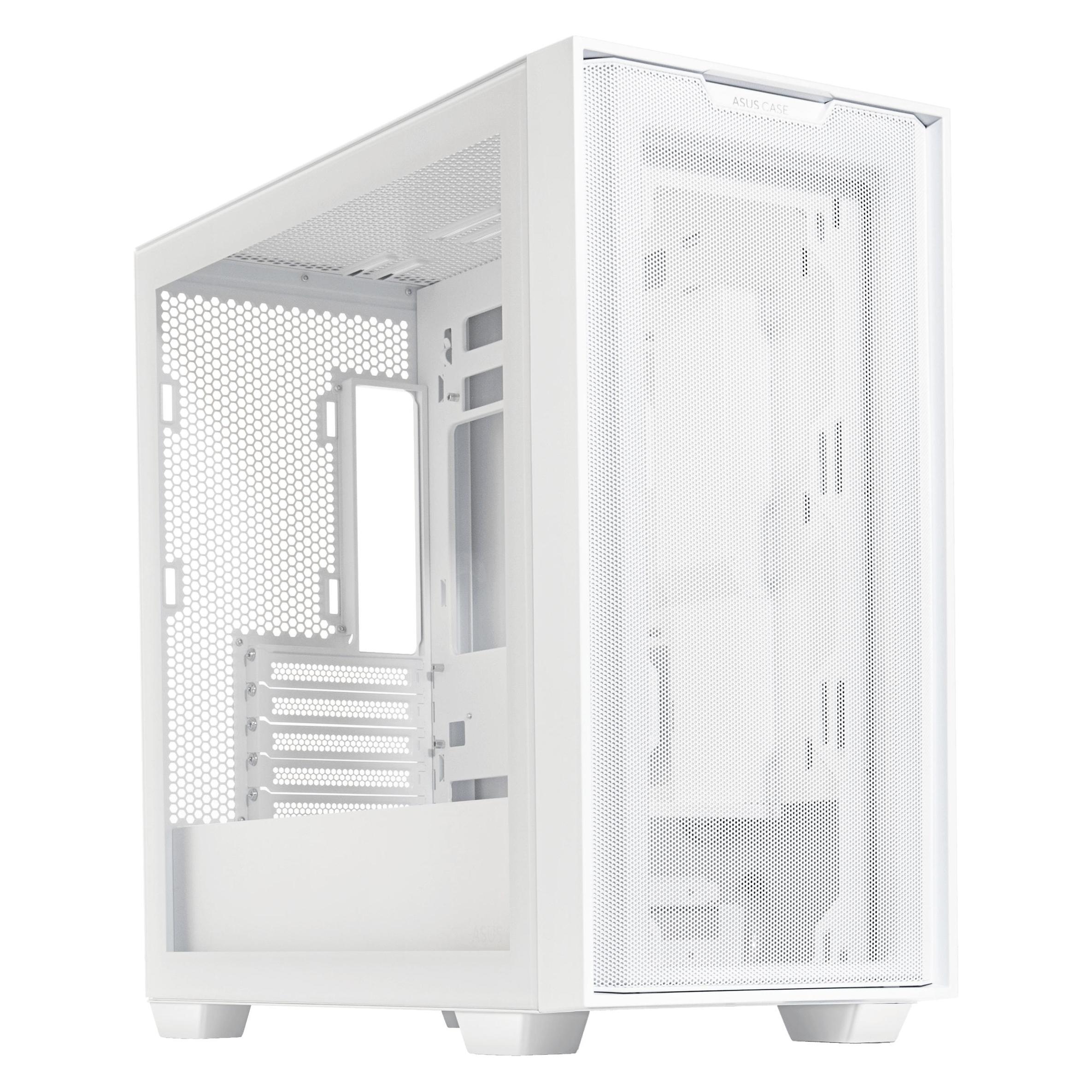 ASUS Geh A21 (mATX, Mini-ITX), PC Gehäuse, Weiss