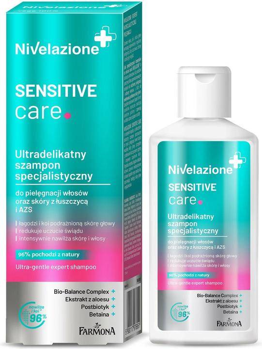Farmona Nivelazione+ Ultradelicate Specialist Shampoo Sensitive Care (100 ml, Flüssiges Shampoo)