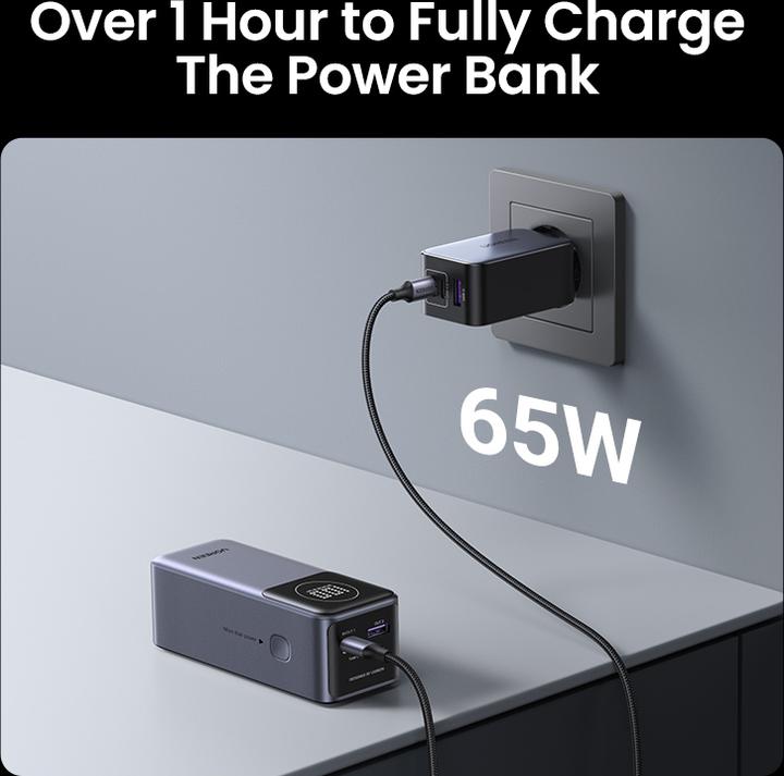Image du produit Ugreen Banque de puissance à chargement rapide (12000 mAh, 100 W, 44.40 Wh)