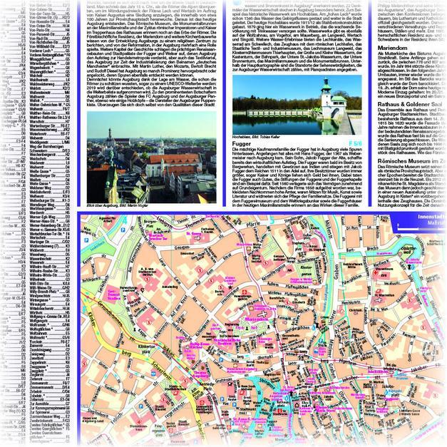 Thumbnail - PublicPress.1257 Innenstadtpln Augsburg, Landkarte