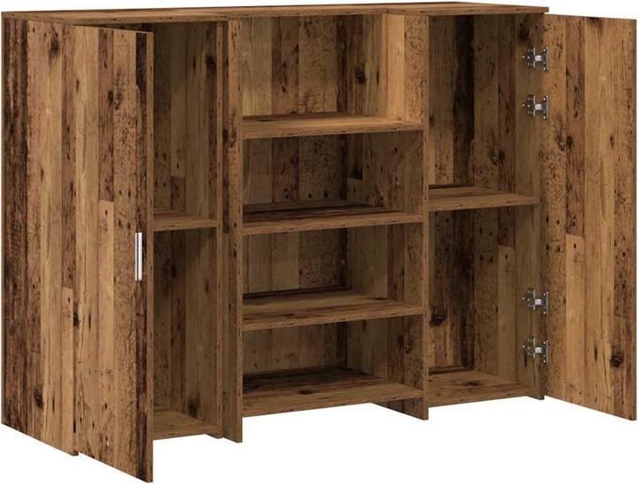 Actual product image vidaXL Reception counter White 135x50x103.5 cm Wood-based reception counter