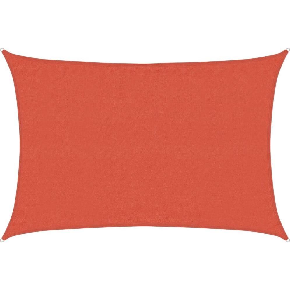 VidaXL, Sonnensegel, Sonnensegel 160 g/m² Rechteckig rot HDPE (3.5 x 4.5 m)