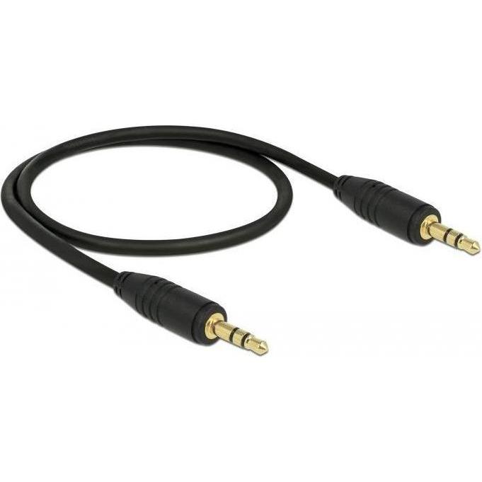 Thumbnail - Delock Klinkenkabel 3 Pin Stecker > Stecker (0.50 m, 3.5mm Klinke (AUX)), Audio Kabel