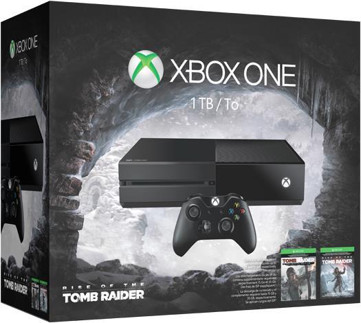 Actual product image Microsoft Xbox One 1TB Tomb Raider Bundle