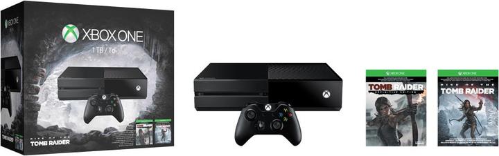 Actual product image Microsoft Xbox One 1TB Tomb Raider Bundle