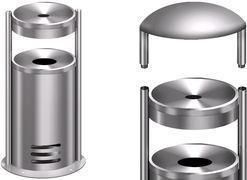 Immagine prodotto Kerkmann Posacenere di sicurezza/cestino per rifiuti tec-art E
