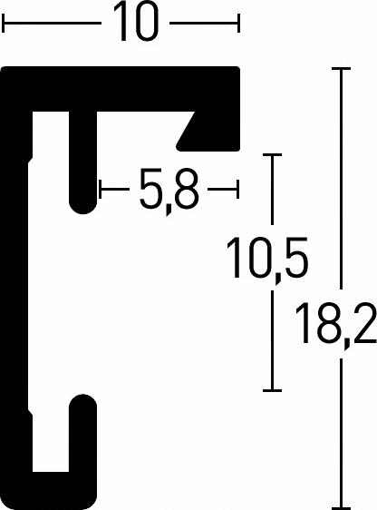 Image du produit Nielsen C2 mat 20x30 Structure aluminium (21 x 29,7 cm)