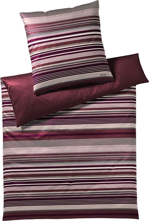 Actual product image Joop! Living Bed linen Micro Lines deep rose (Duvet cover, 155x220 cm (80x80 cm))