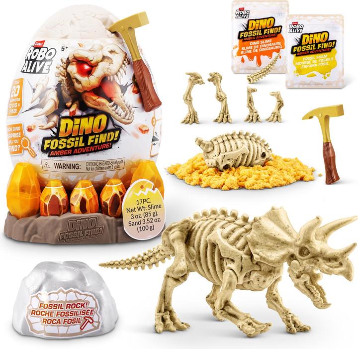 Actual product image Zuru Robo Alive - Fossil Find Amber Adventure