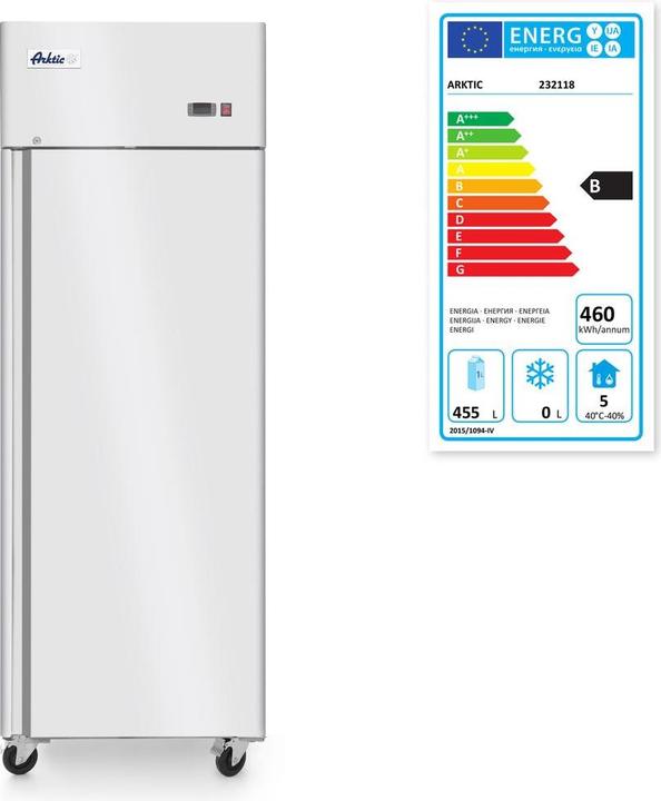 Label énergétique Hendi Réfrigérateur Profi Line (670 l)