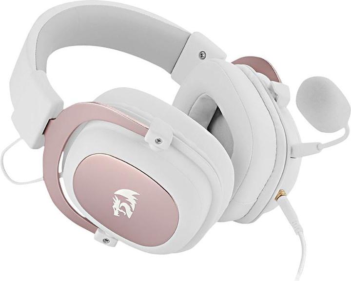 Produktbild Redragon headphones/headset Wired Head-band Gaming USB Type-A White (Kabelgebunden)