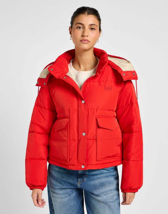 Immagine prodotto Lee Giacca trapuntata con cappuccio Short Puffer (L)