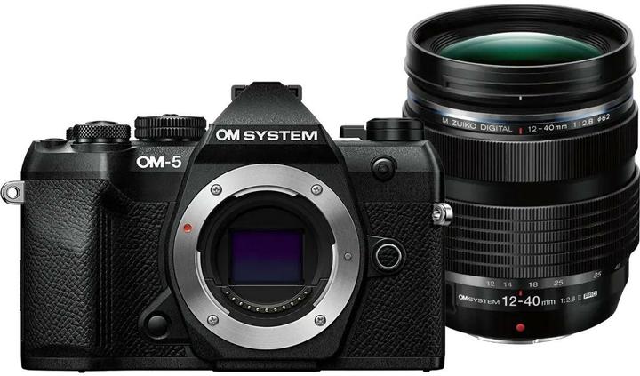 Produktbild OM System OM-5 Mark II Black 12-40mm (12 - 40 mm, 21.80 Mpx, Micro Four Thirds)