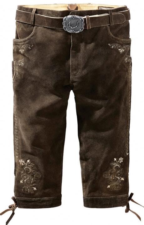 Image du produit Stockerpoint Lederhose Kniebund incl. Gürtel SIGMAR4 bison gespeckt (46)