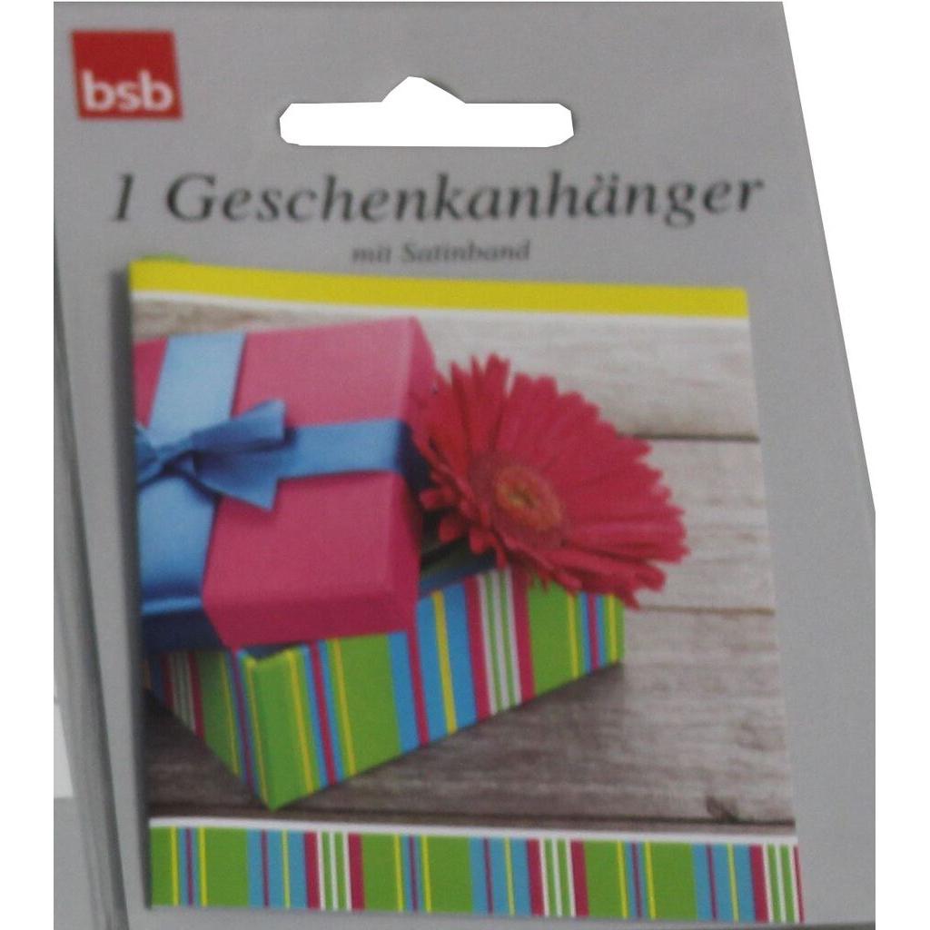 BSB, Geschenkverpackung, Geschenkanhänger 1er "Geschenkbox" (Geschenkbox, 1 x)