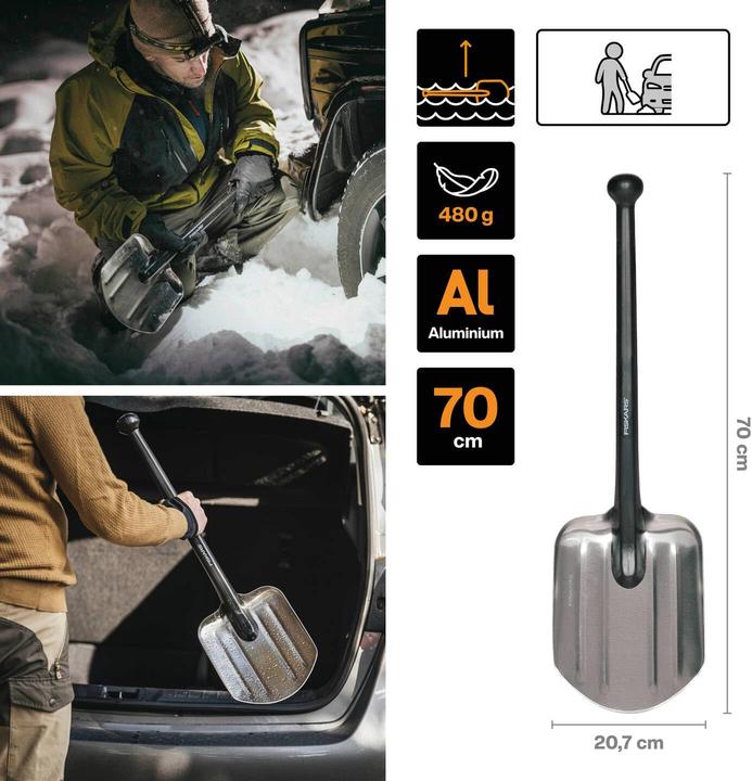 Produktbild Fiskars Schaufel mit Fusstrittplatte