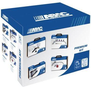 Abac Zubehör 1129706424 Premium Kit Pumpen-Kit - Farben-Kit - Tacker-Kit - Fahrrad-Kit