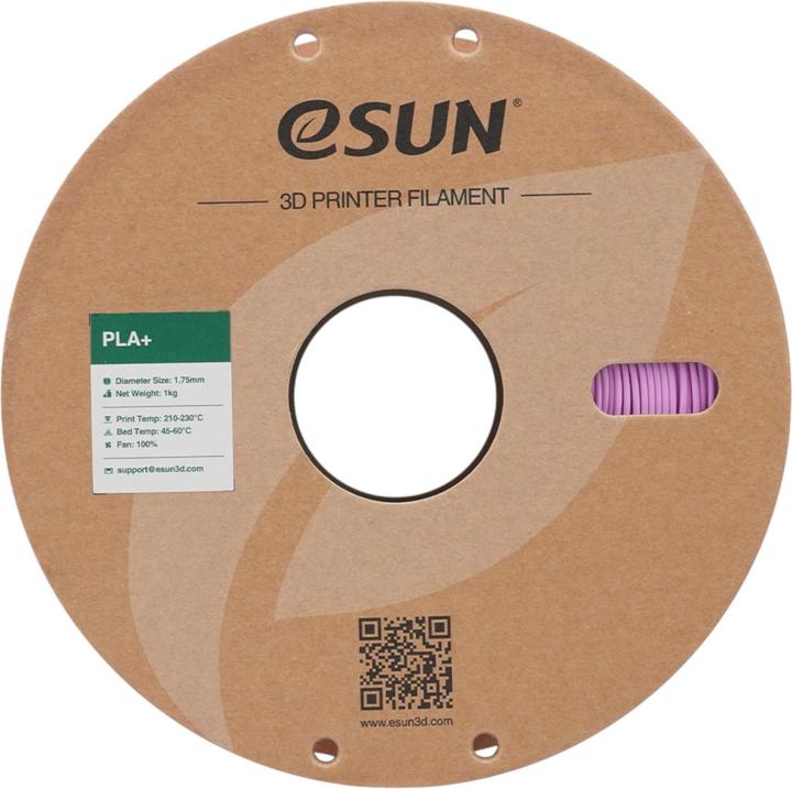 Produktbild eSUN PLA+ Flieder Lila Filament 1.75mm 1Kg (PLA+, 1.75 mm, 1000 g, Violett)