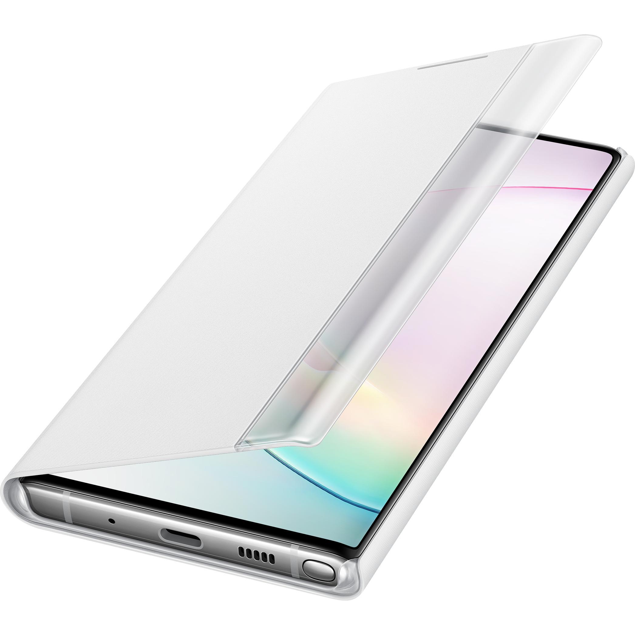 Samsung Clear View Cover (Samsung Galaxy Note 10), Smartphone Hülle, Weiss