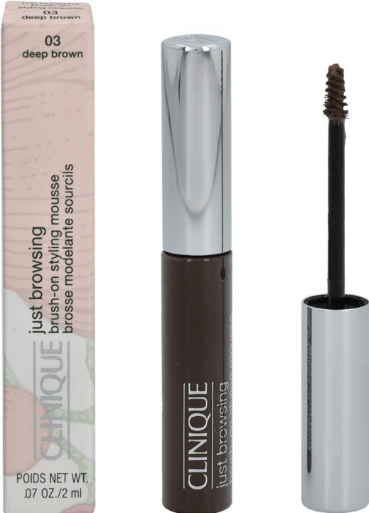 Produktbild Clinique Just Browsing - Brush-On Styling Mousse 03 Deep Brown (2 ml, Schaumfestiger)