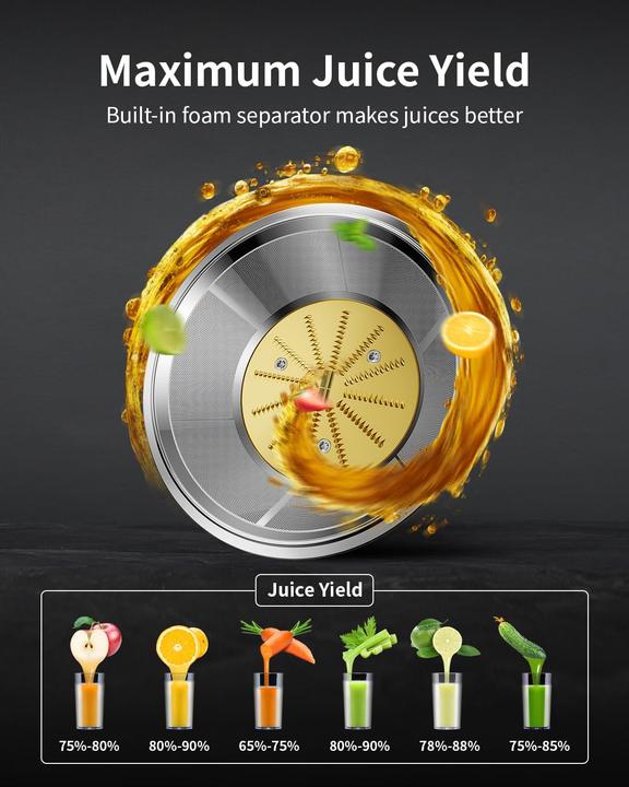 Immagine prodotto Gdor Entsafter JE2106A mit Einfüllschacht und Saftkrug