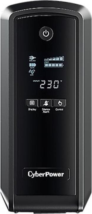 Produktbild Cyberpower CP900EPFCLCD 900VA/540W Line-Interactive Sinuswelle USB LowNoise 6x Schuko komp. zu QNAP TS-251 S... (900 VA, 540 W, Line-Interaktiv USV)