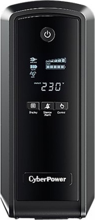 Produktbild Cyberpower CP900EPFCLCD 900VA/540W Line-Interactive Sinuswelle USB LowNoise 6x Schuko komp. zu QNAP TS-251 S... (900 VA, 540 W, Line-Interaktiv USV)