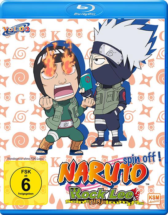 Actual product image Naruto Spin - Off! Rock Lee and His Ninja Buddies - Vol.3: E.27-39 -2 BRs (Blu-ray, German, Japanese)