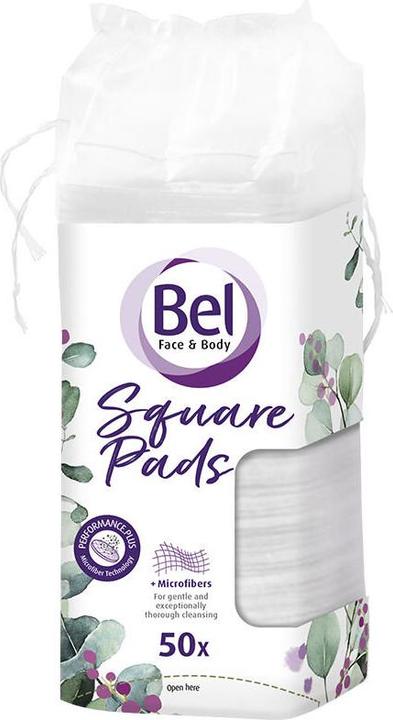 Immagine prodotto Bel Cosmetic Bel Square Discs - 50 Pieces (50x)