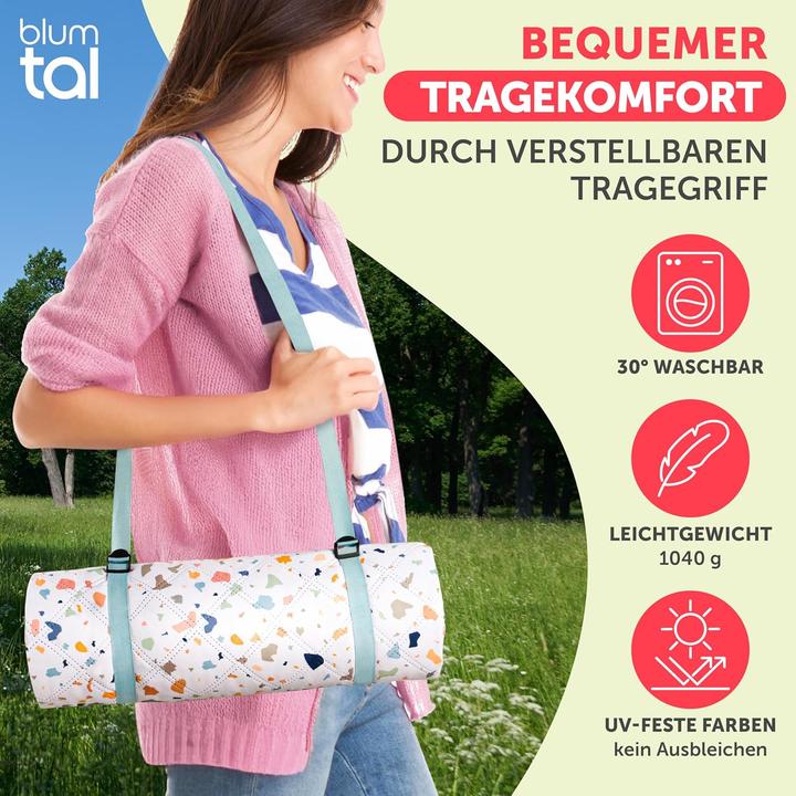 Immagine prodotto Blumtal Wasserdichte Picknickdecke