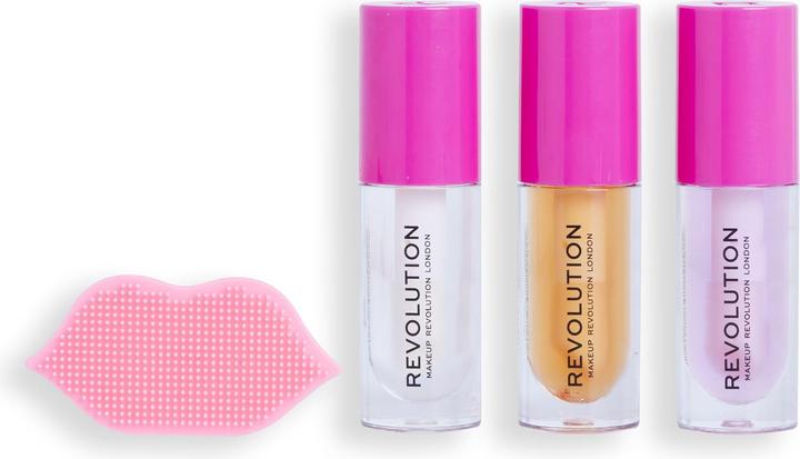 Actual product image Makeup Revolution Kiss & Go Lip Oil Set