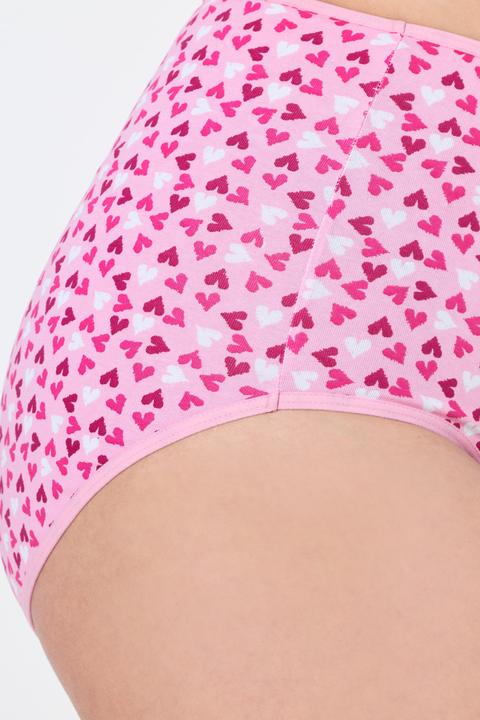 Produktbild Ulla Popken Maxislips, 5er-Pack, High Waist, Muster/uni, OEKO-TEX (42, 44)