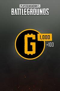 Actual product image Microsoft Playerunknown's Battlegrounds Gold Coins 1100