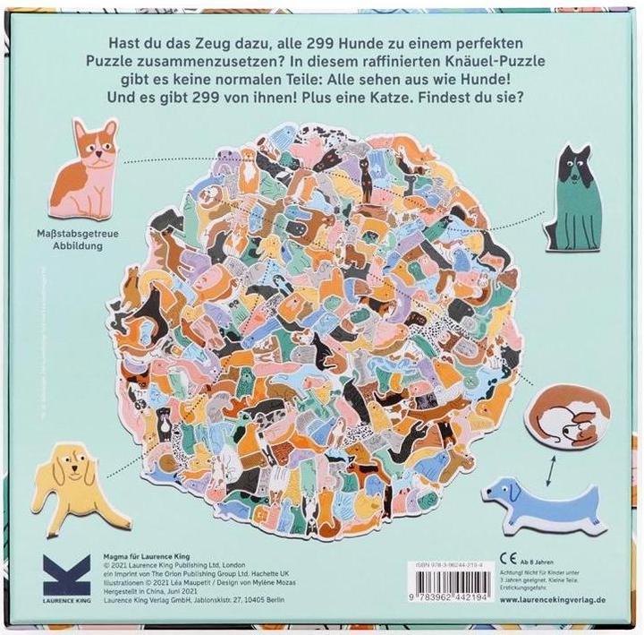 Immagine prodotto 299 cani e 1 gatto (300 pezzi)