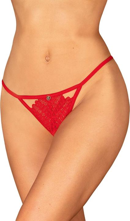 Produktbild Obsessive Ingridia Ouvert String Rot (XXL)