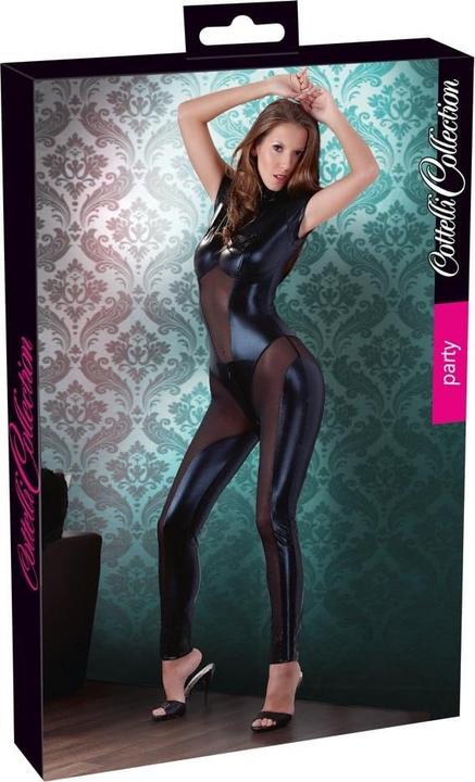 Productafbeelding Cottelli Collection Wetlook jumpsuit (L)