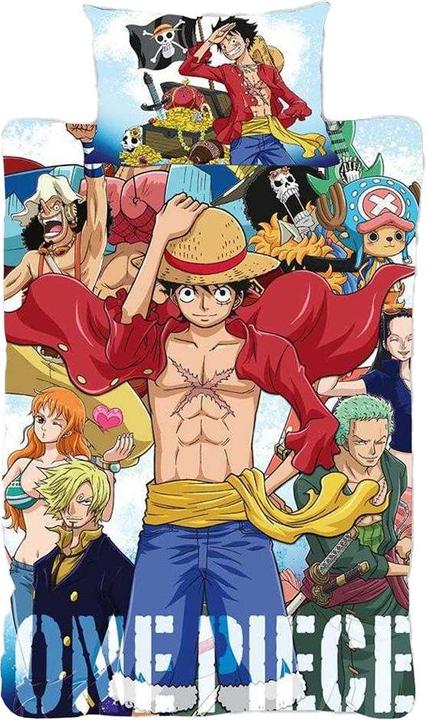 One Piece Trupp Bettwäsche wendbar (135 x 200 cm, 50 x 70 cm)