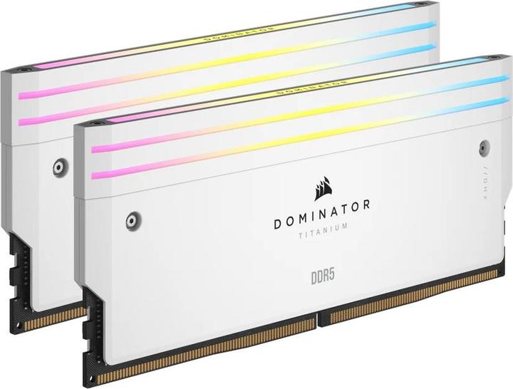 Actual product image Corsair RAM D5 6000 64GB C30 Dom Titanium K2 W (2 x 32GB, 6000 MHz, DDR5 RAM, DIMM)