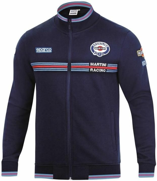 Actual product image Sparco Martini Racing Full Zip Sweatshirt (L)