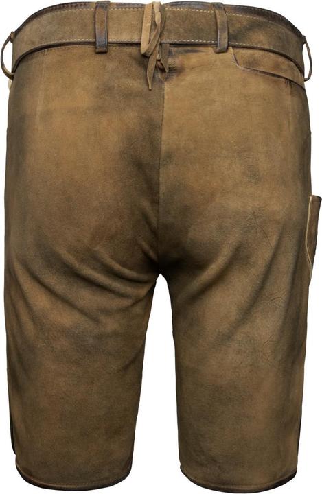 Produktbild Maddox Lederhose Rolli Zirbe Antik, kurz mit Gurt (56)