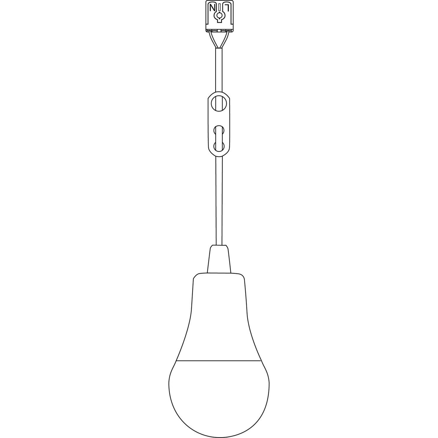 Thumbnail - Ledino, Pendelleuchte, Baulicht 12W Renovierungsleuchte 1160lm, 4000K, Schnellklemme neutralweiss (1160 lm)