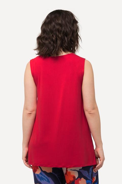 Image du produit Ulla Popken Débardeur à col V, avec maille. Ligne A (54)