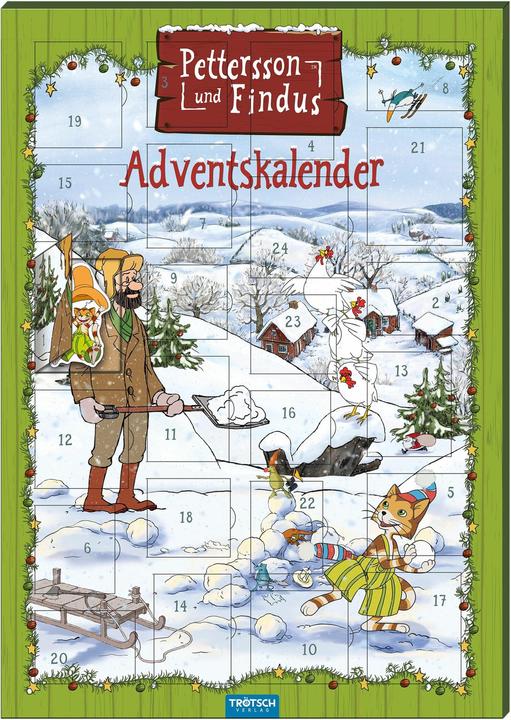Magnet-Adventskalender Pettersson & Fi