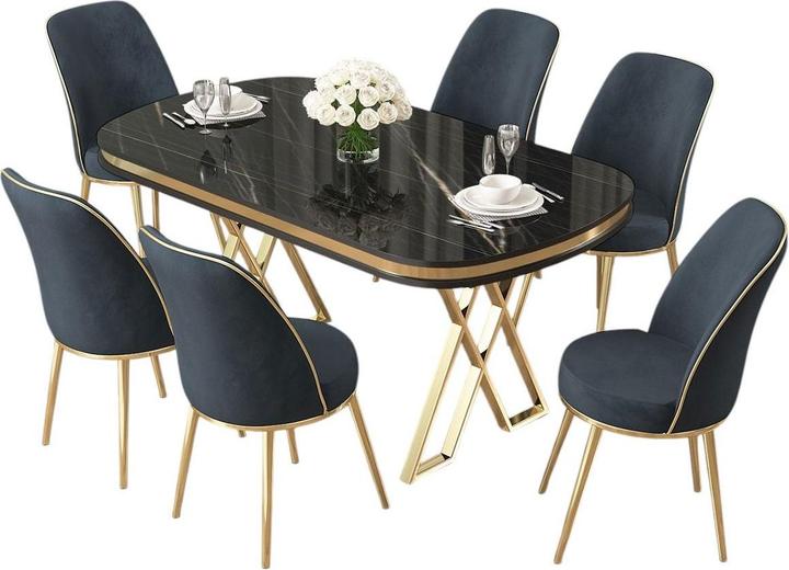 Anthracite, Marbel noir, Or