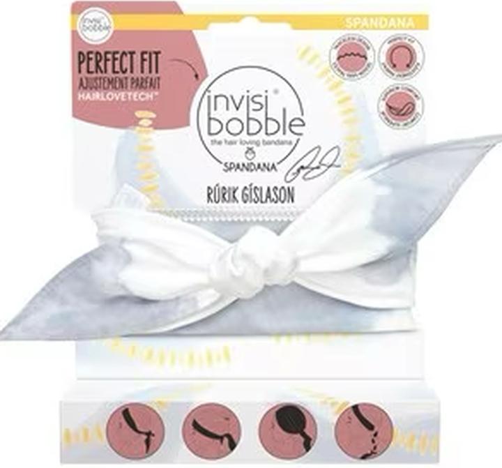 Invisibobble Spiral elastic band in Spandana scarf RÃºrik GÃslason Be-You-Tiful
