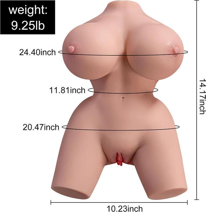 Image du produit Xise - Frieda Realistischer Weiblicher Torso Mit Vibration 36 cm