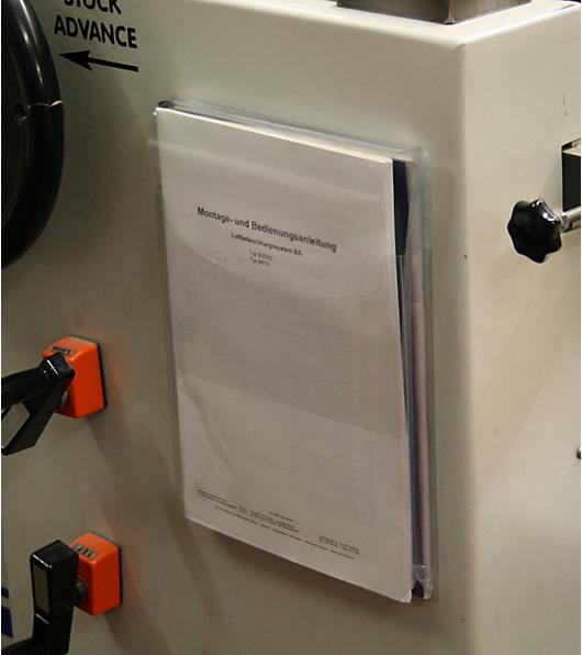 Actual product image Eichner 10 document sleeves self-adhesive transparent (A4, 23 mm, 10 pcs.)