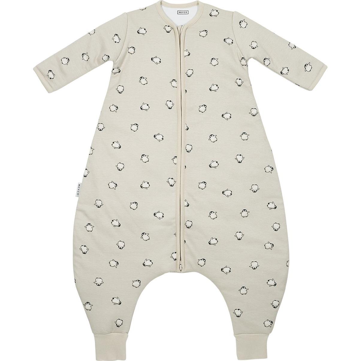 Meyco, Babyschlafsack, Penguin baby winter schlafoverall jumper mit ärmel (92 cm)