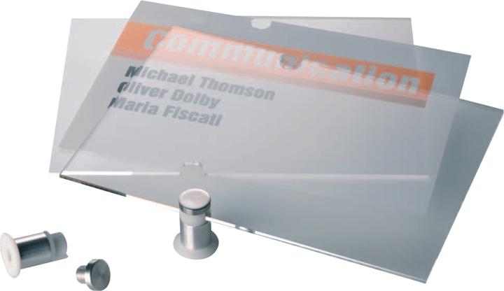 Actual product image Durable Door sign CRYSTAL SIGN