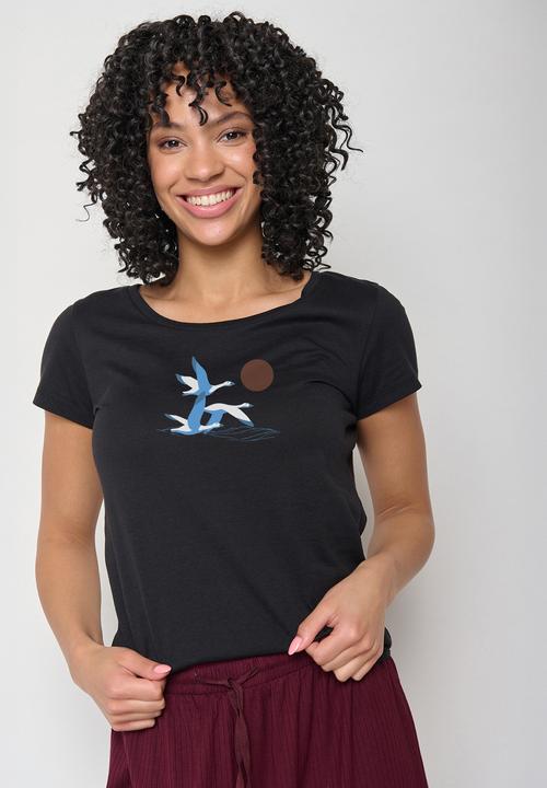 Actual product image Greenbomb T-Shirt Animal Goose Family (XS)